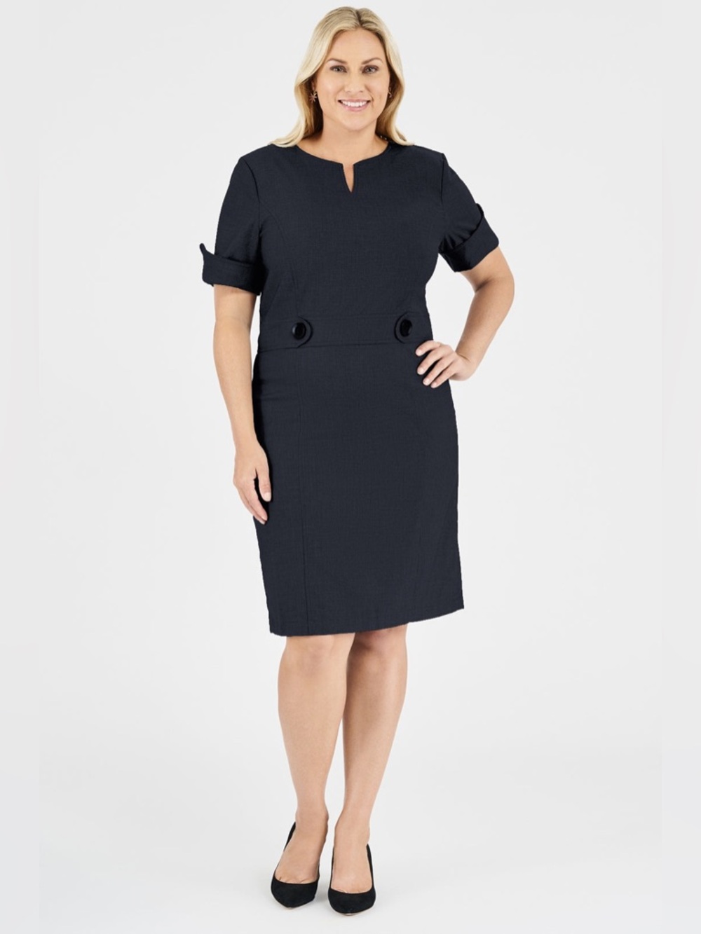 ICO Uniforms Kate Dress Dark Blue Womens Size XL